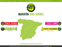 Tablet Screenshot of maratonviasverdes.com